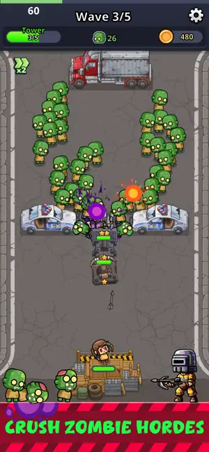 Zombie Fortress: Trap Defense screenshot 1