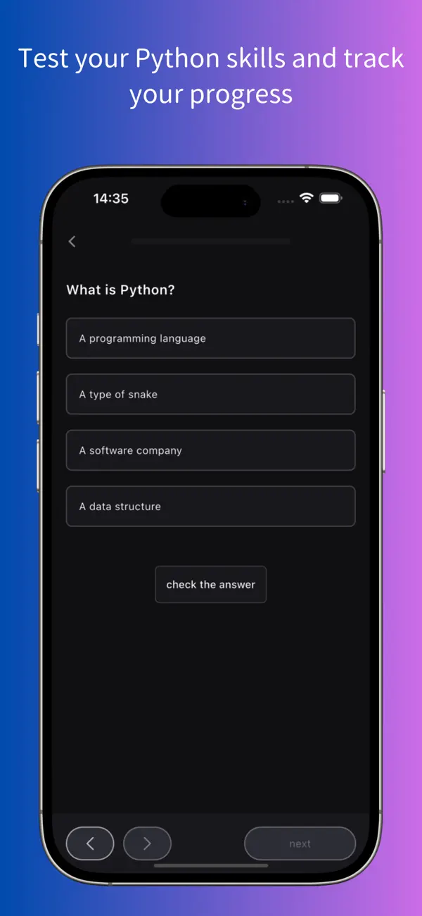 #4. learn python quiz : python (iOS) Podle: Taehyeok Lee