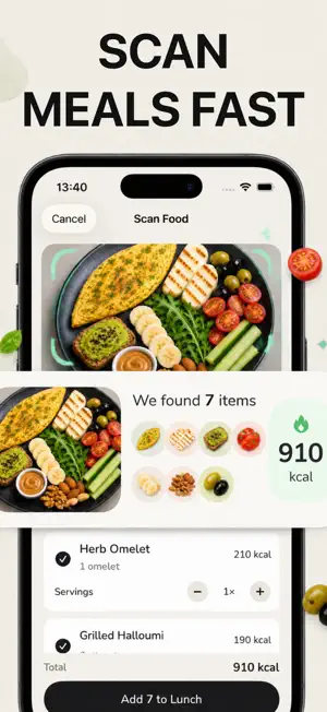 Peara: AI Calorie Tracker screenshot 1