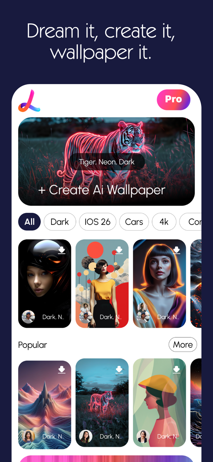 Lumora AI Wallpapers