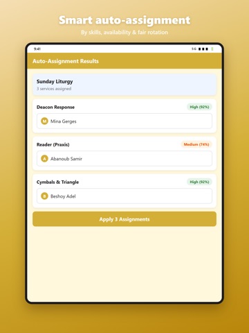 Oikonomia - Deacons App iPad screenshot
