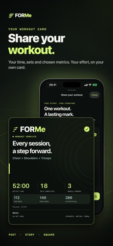 FORMe: Workout Planner screenshot 10