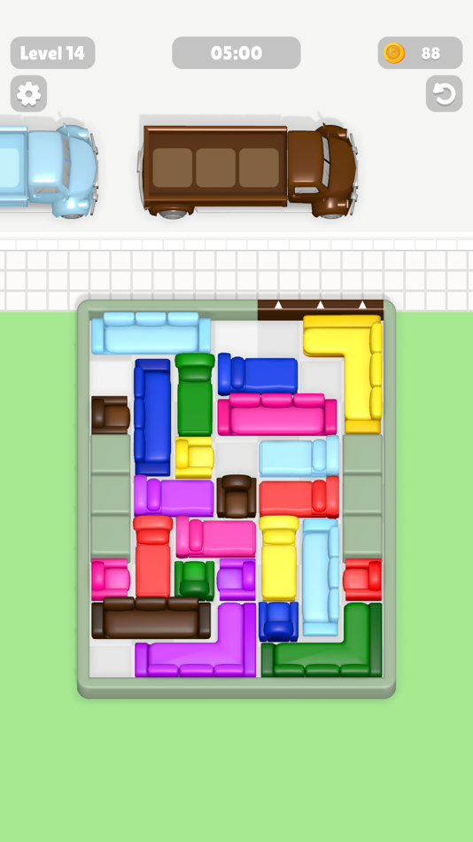 #6. Moving Out! Color Puzzle (iOS) 由: Brew Games