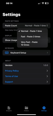 SnapPaste Keyboard Screenshot 3 of 3