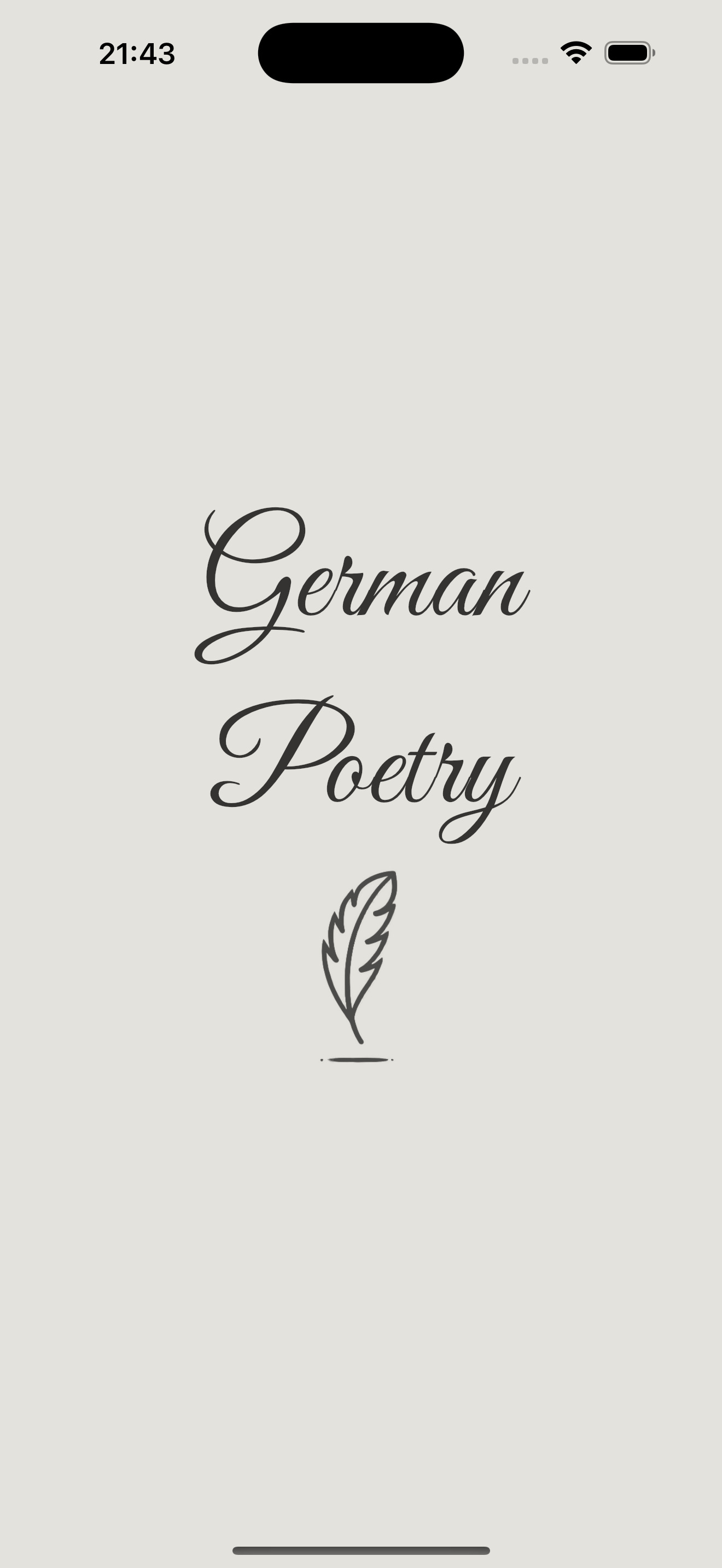 German poetry