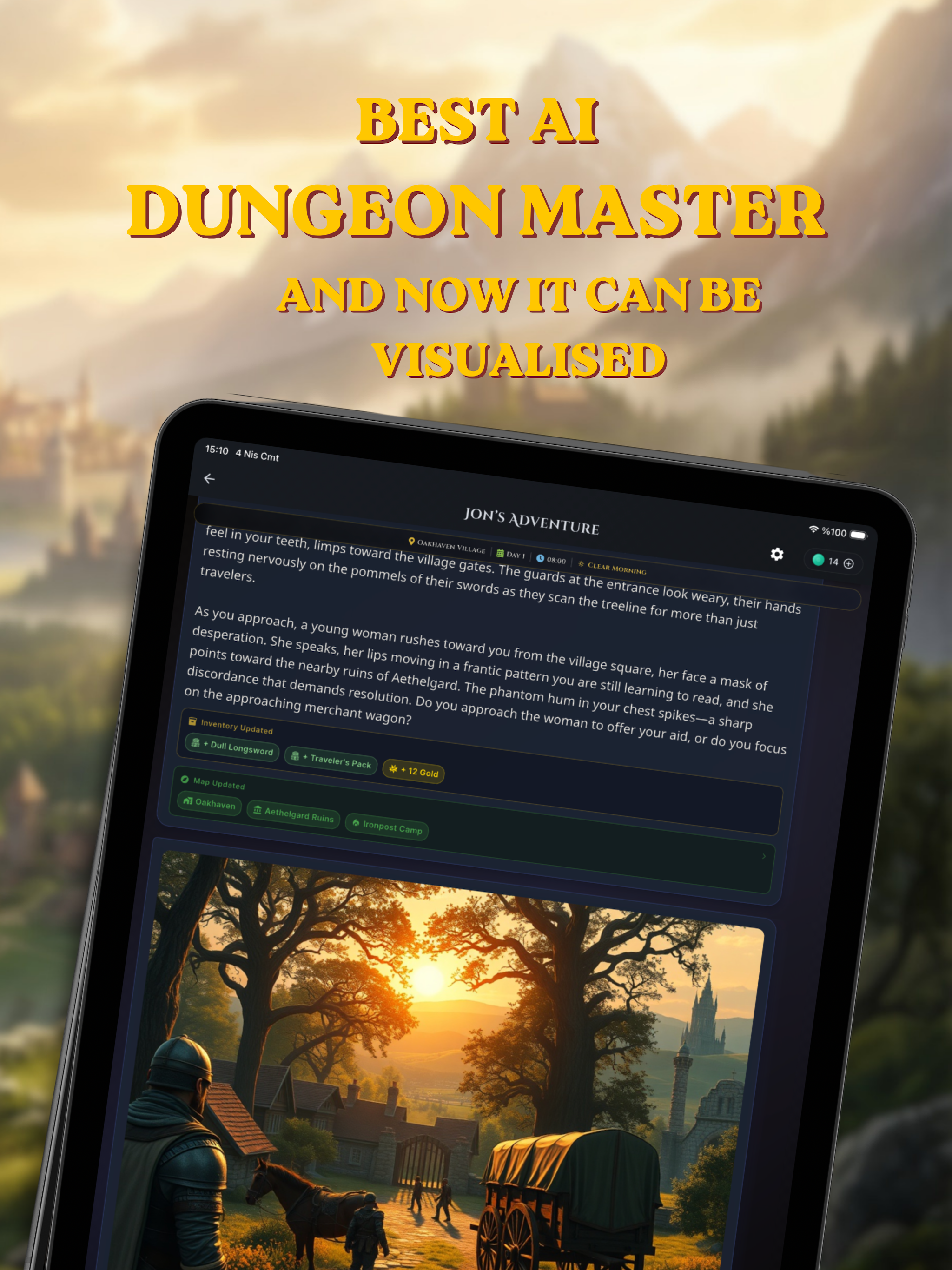 Paladinia: AI Dungeon & RPG
