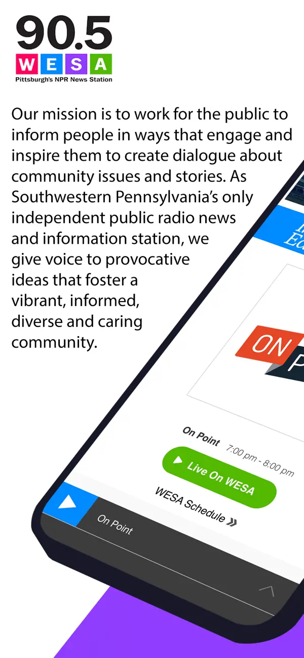 Screenshot #1 pour WESA Public Radio App