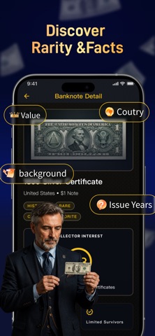 NoteID:Banknote Identifier iPhone screenshot