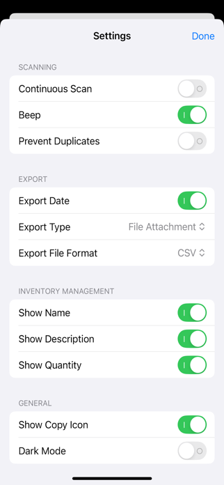 QR 2 CSV Pro Screenshot 3 of 9