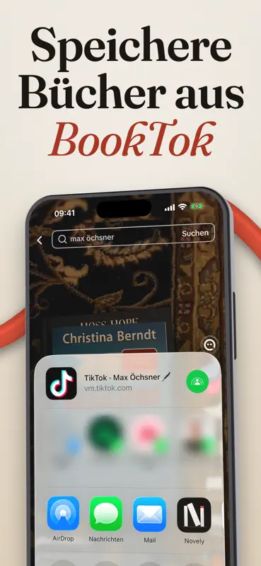 Novely: Bücherregal & Widget screenshot 7 of 10