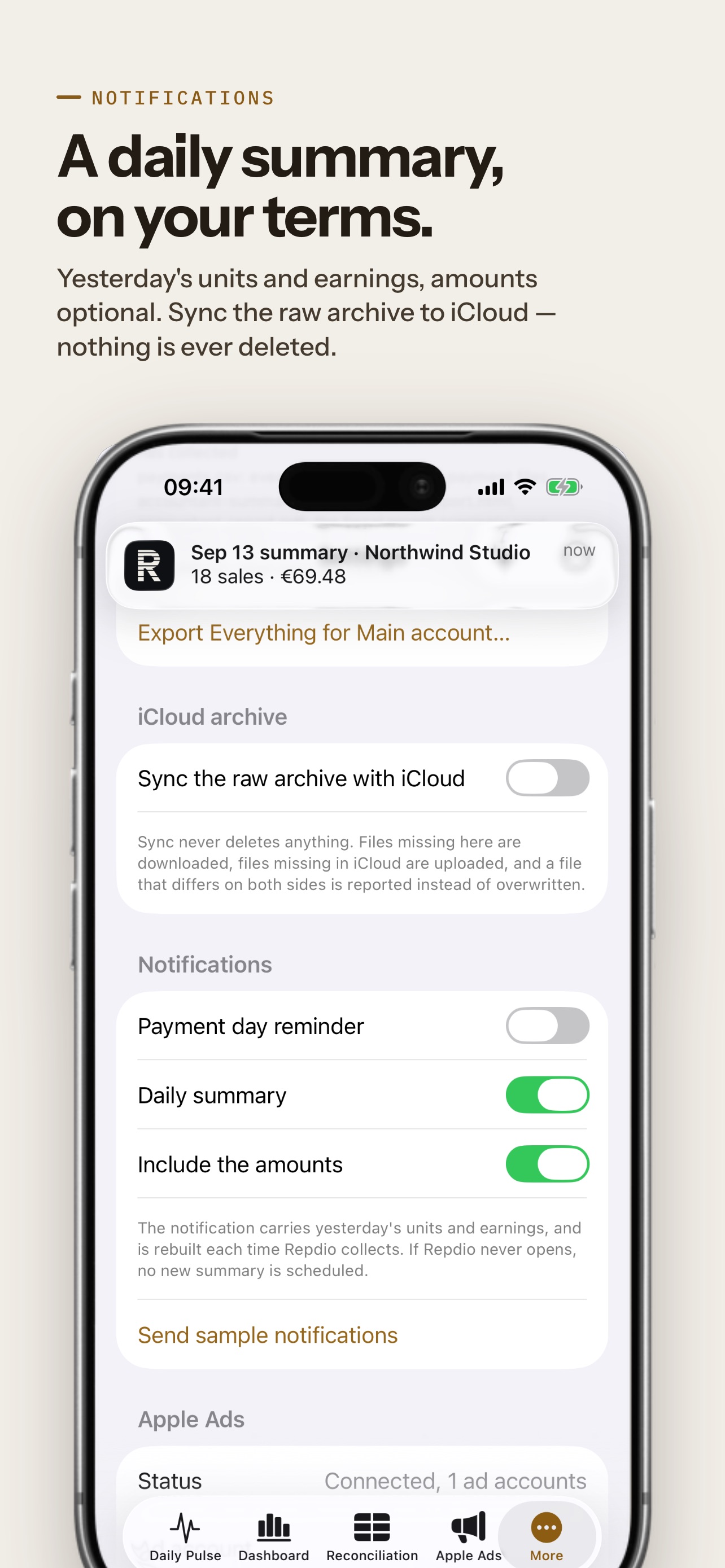 Screenshot 10 of Repdio for App Store Connect