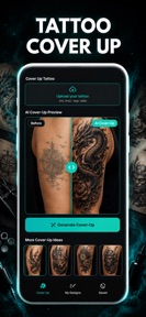 AI Tattoo Generator & Cover Up screenshot