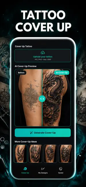AI Tattoo Generator & Cover Up screenshot 3