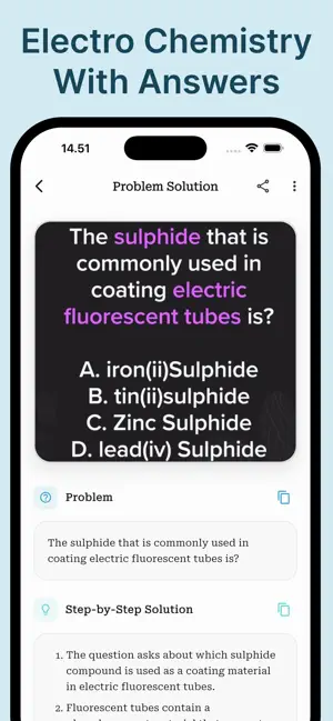 Chemistry AI: Homework & Quiz screenshot 4