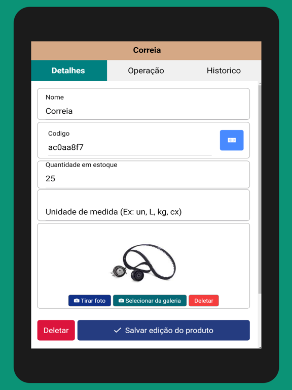App screenshot