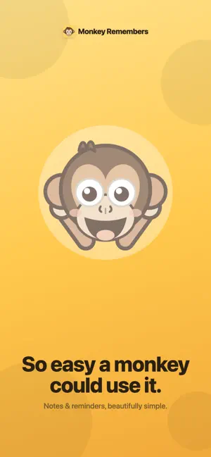 Monkey Remembers: Notes, Tasks screenshot 1