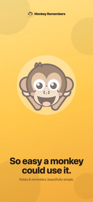 Monkey Remembers: Notes, Tasks Screenshot 1 of 10