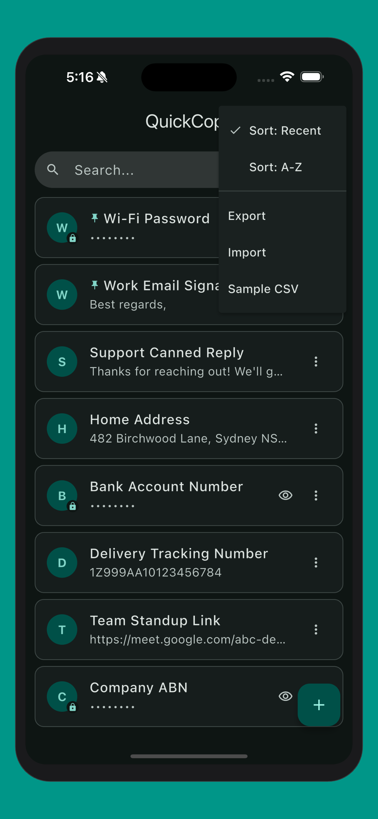 Quick Copy - Easy Copy Paste screenshot 5