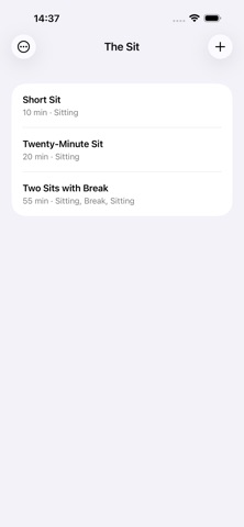 The Sit – Meditation & Journal screenshot