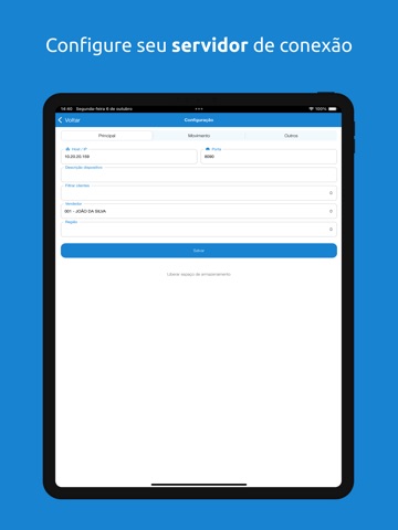 Smart Client TGA iPad screenshot