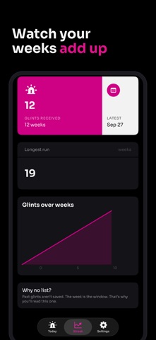 Pink Glint: Weekly Journal Screenshot 3 of 6