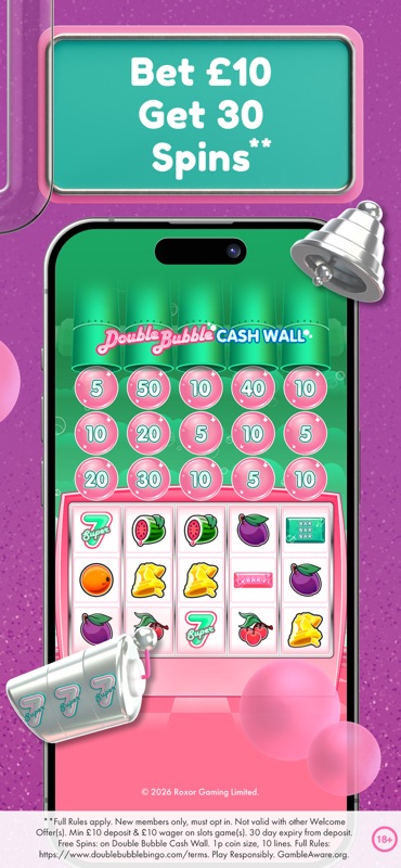 Double Bubble Bingo & Slots screenshot 2