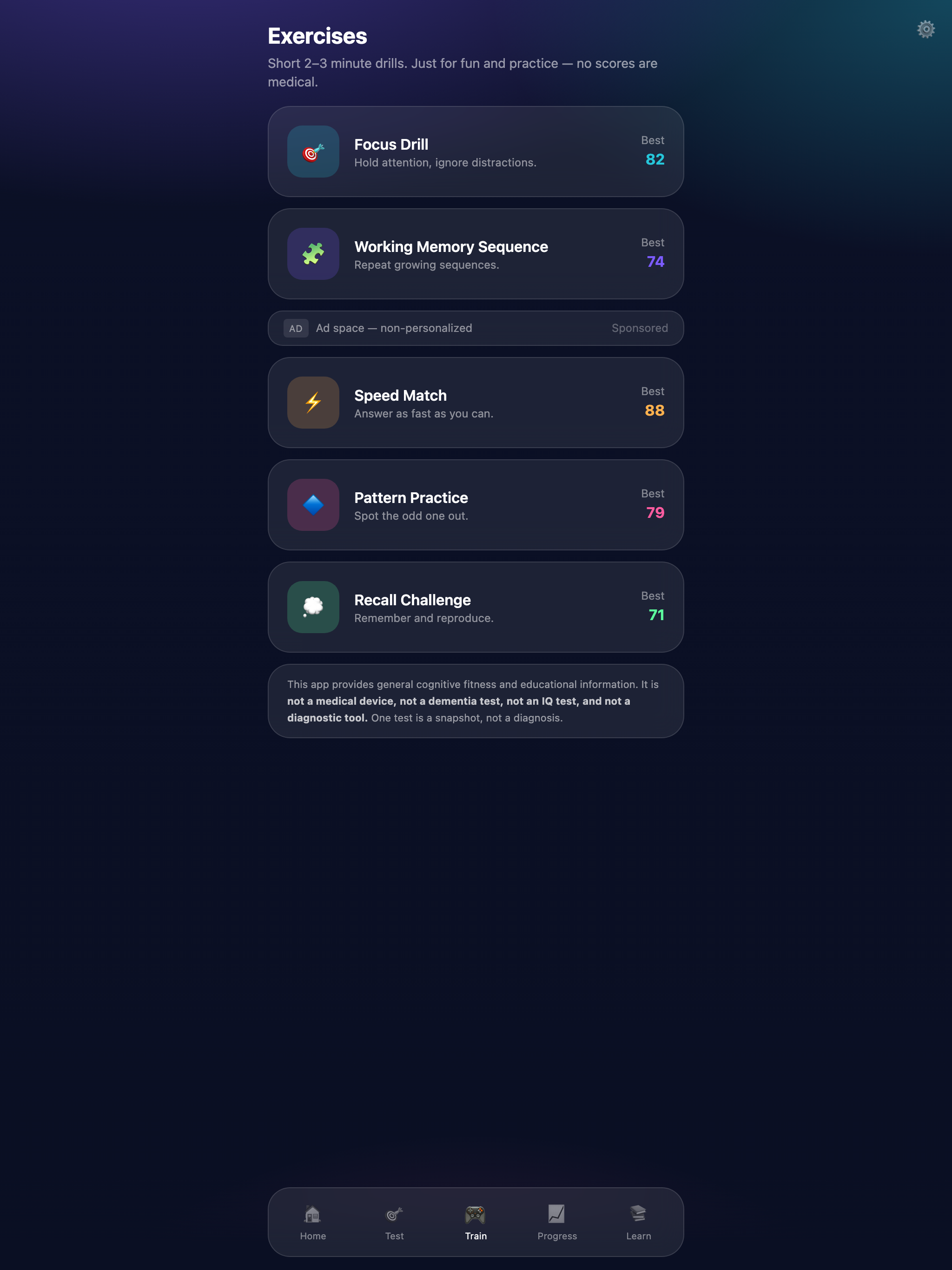 Cognitive Age Check screenshot 11