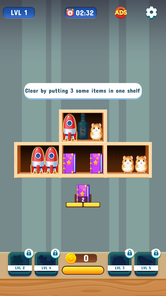 #1. Shelf Sort Puzzle Game (iOS) di: IEC GLOBAL PTY LTD