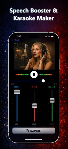 Volume Booster • Bass Booster iPhone screenshot
