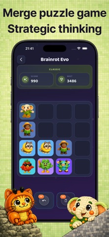 Brainrot Merge Puzzle iPhone screenshot