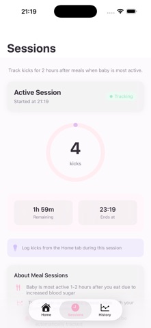 Baby Kick Tracker - Counter screenshot