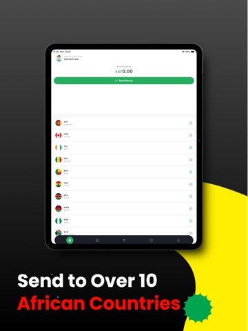 SendFP - Money Transfer iPad screenshot
