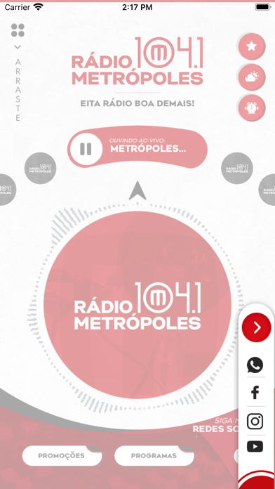 Metrópoles 104.1 FM Screenshot