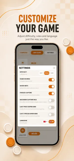 Turkish Checkers: Offline screenshot 4