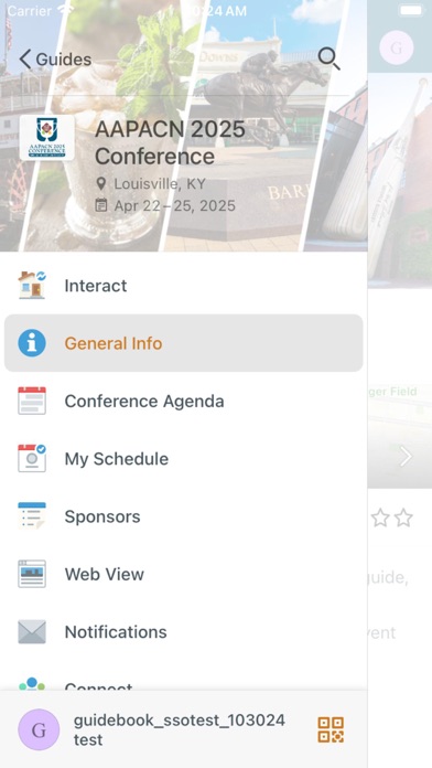 AAPACN Conferences app screenshot 2