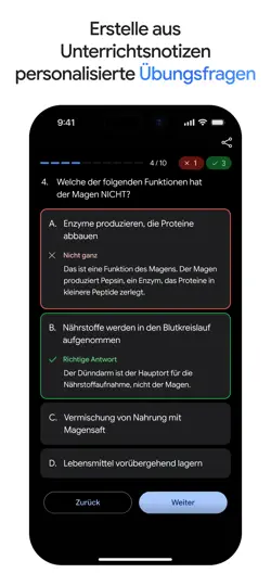 Screenshot von Google Gemini auf dem iPhone 8