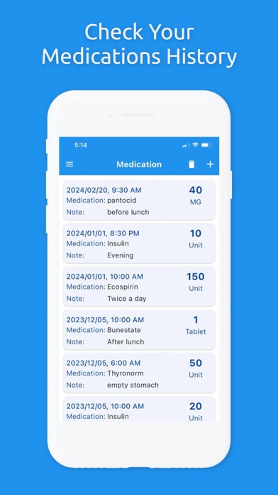 Diabetes Sugar Tracker Screenshot