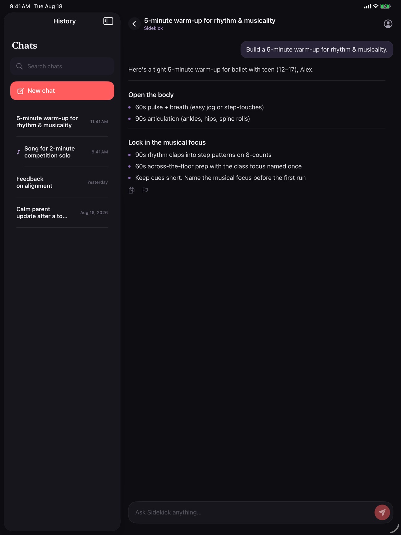Screenshot 6 of Dance Teacher Sidekick