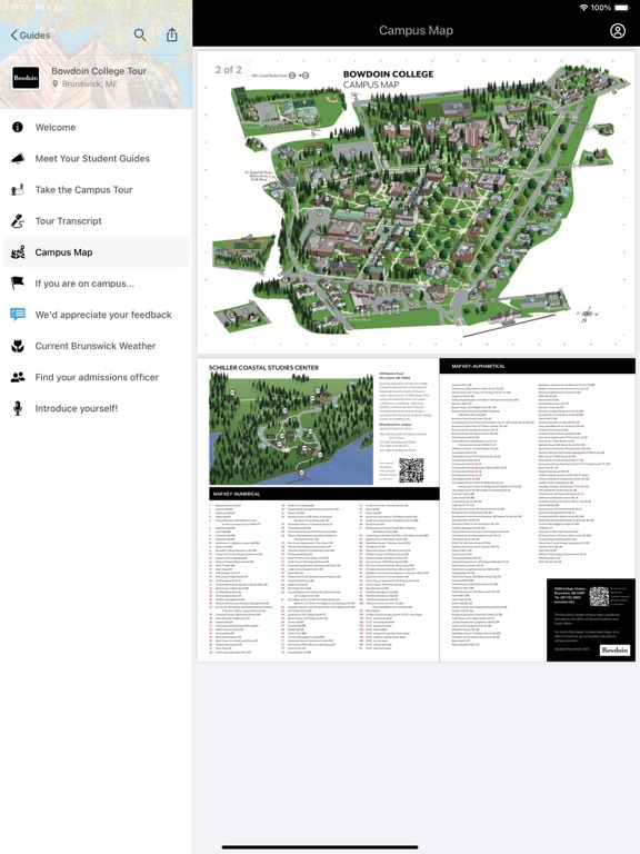 Bowdoin College iPad screenshot 2 - Business app