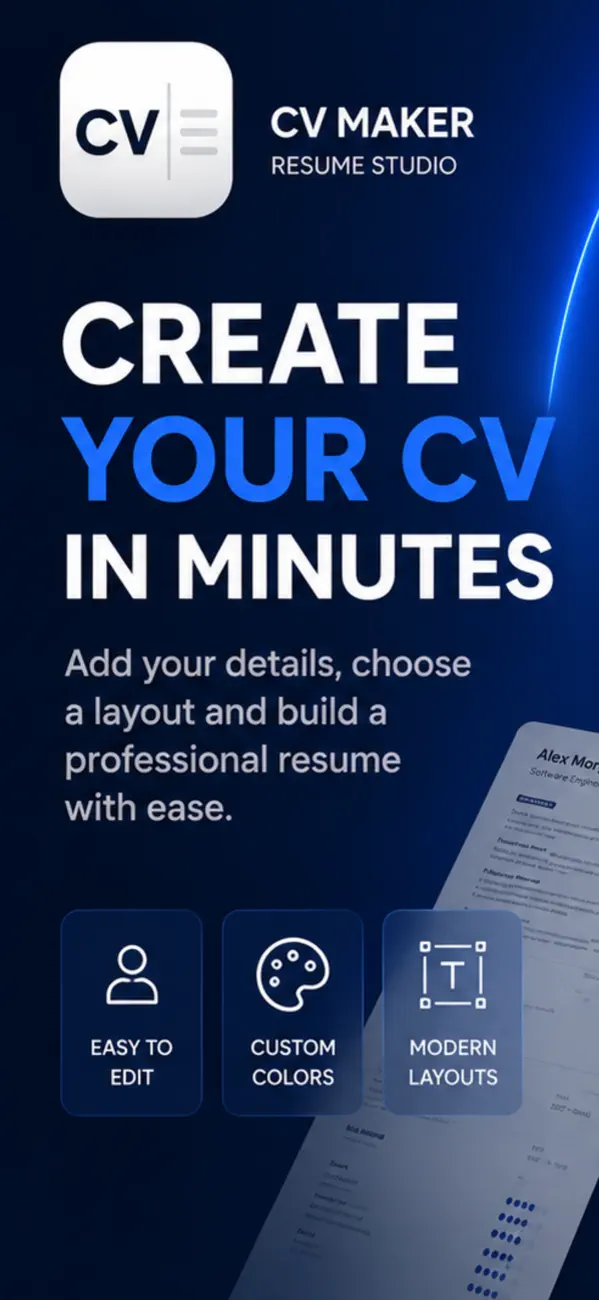CV Maker – Resume Studio screenshot