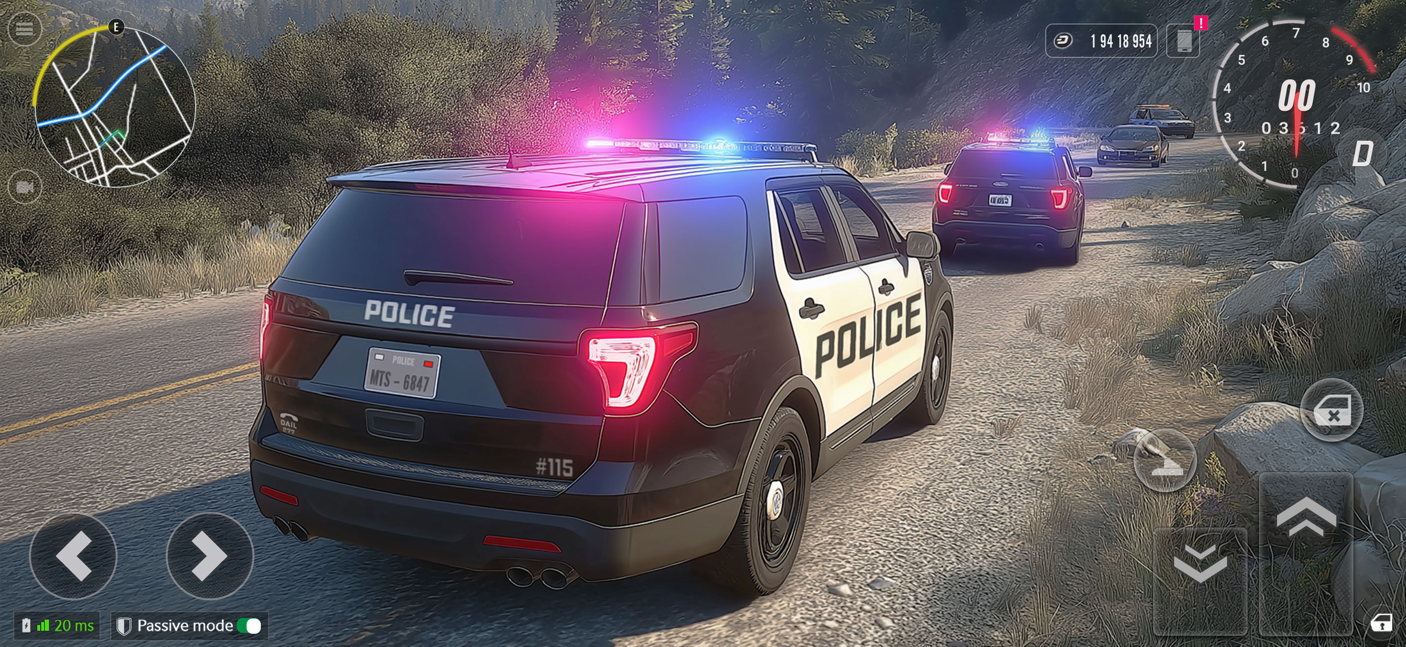 Cop Crime Chase: Police Car