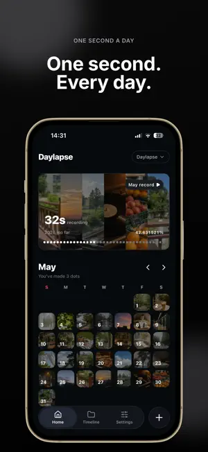 Daylapse - Daily Video Diary screenshot 1