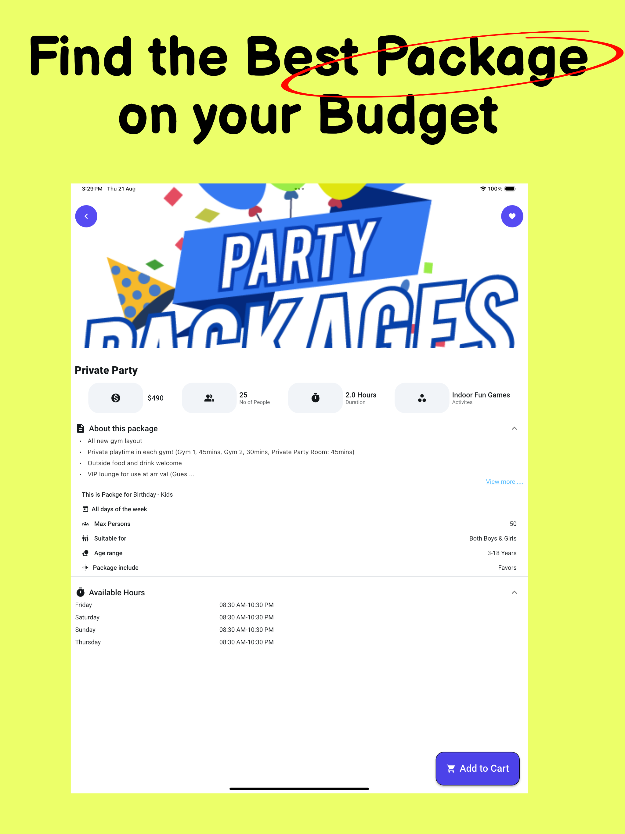 Celebratix App screenshot 10