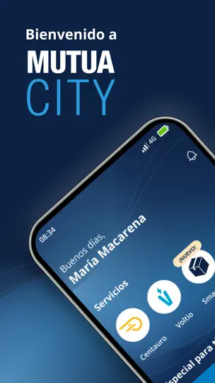 Captura de pantalla de MutuaCity en iPhone 1