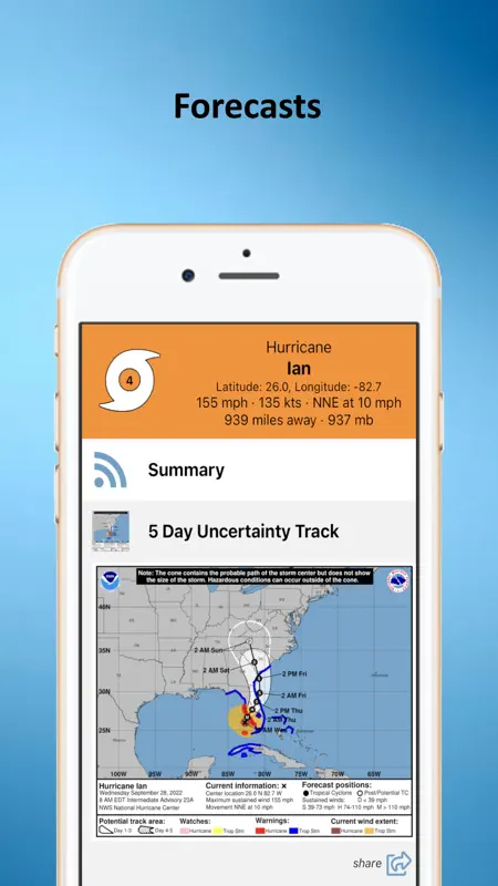 Tropical Hurricane Tracker screenshot 3 of 4