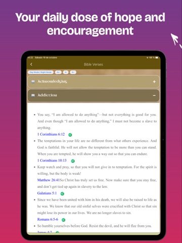 NLT Bible Offline in English iPad screenshot