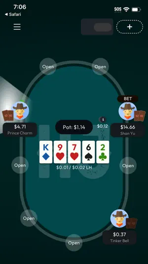 Hijack Poker screenshot 1