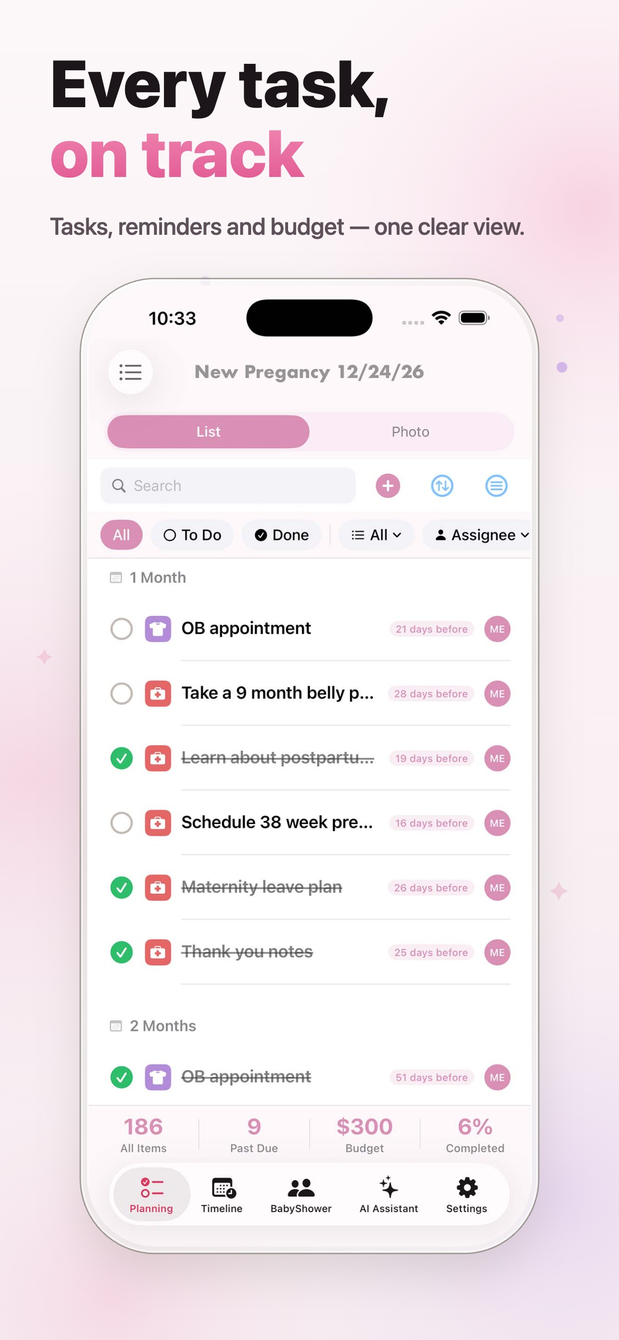 Pregnancy Organizer & Tracker screenshot 4