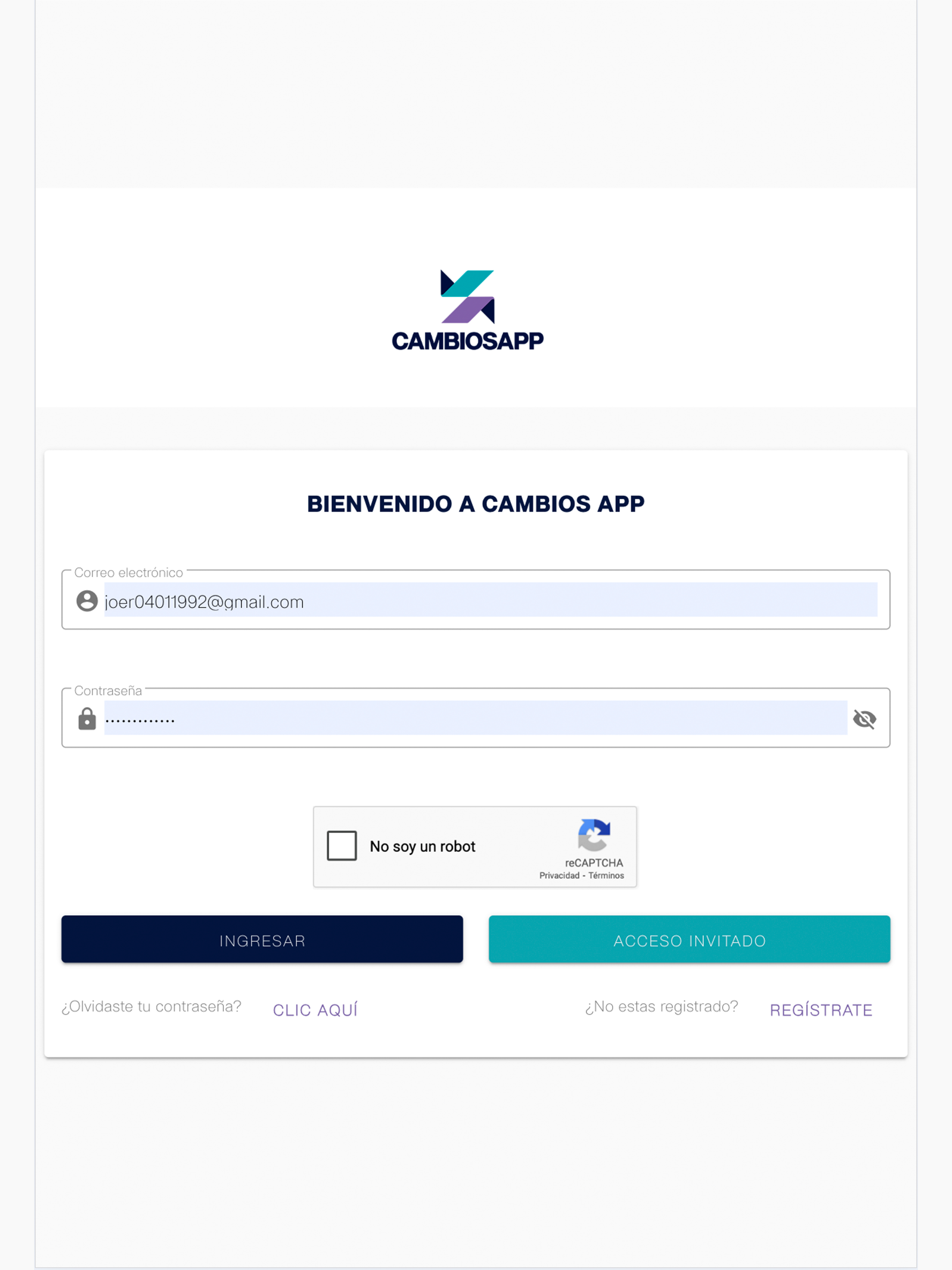 Cambios App
