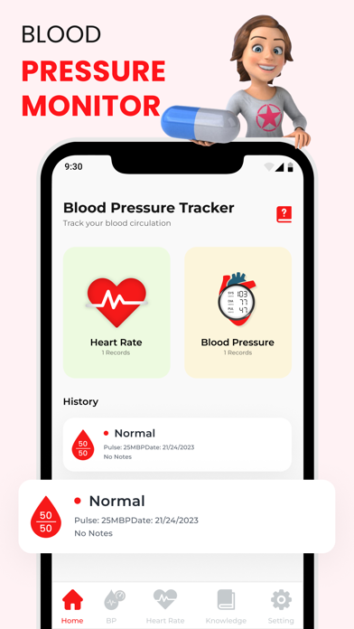 Blood Pressure Checker Appのおすすめ画像1